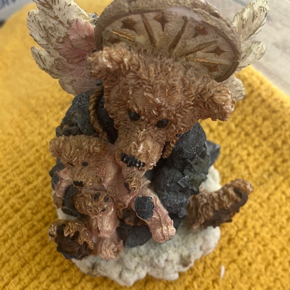 Charming angel Bear Figurine